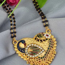 MEMOIR Gold-Plated Beaded Mangalsutra-picture-36