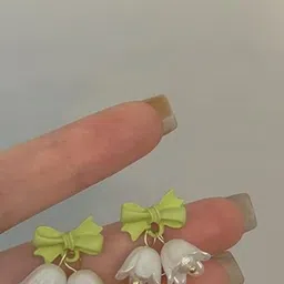 Estailo fashion Bow Shaped Studs-picture-13