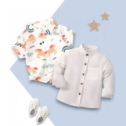 VANI COUTURE Boys Printed Casual Shirt-picture-21