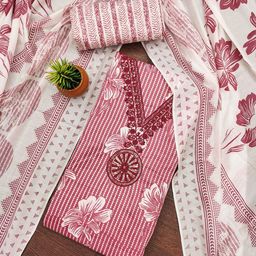 Rangtulika Ethnics Motifs Printed Unstitched Dress Material-image-8