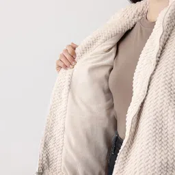 Mast & Harbour Mock Collar Faux Fur Tailored Jacket image 2