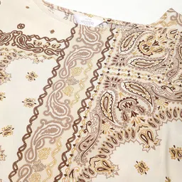 Mystere Paris Floral Print Cape Sleeve Maternity A-Line Maxi Dress image 4