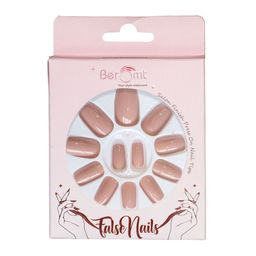 BEROMT Set Of 12 Salon Finish Press On Nail Tip With Application Kit -Shade - 457-picture-25