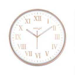 RANDOM Copper-Toned Printed Wall Clock image 2