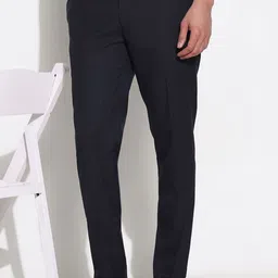 SHOWOFFFF Men Comfort Slim Fit Low-Rise Trousers-picture-26