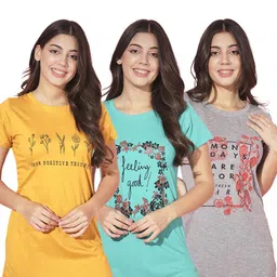 TRENDY WORLD Women Cotton Tshirts-image-98
