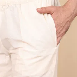 MULTI SHADES Striped Mandarin Collar Straight Kurta With Trouser image 5