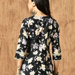 Anouk Rustic Women Floral Printed Pure Cotton Kurti image 3
