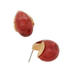 Accessorize Enamelled Resin Teardrop Shaped Studs image 3