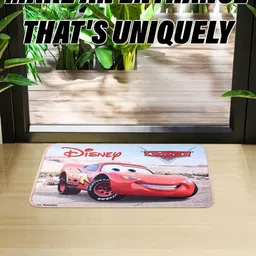 Aura Red & White 2 Pieces Anti-Skid Doormats image 2