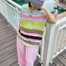 DressBerry Women Striped Trousers-image-14