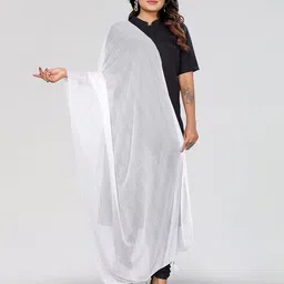 Moda Rapido Selection Of 4 Woven Design Tasselled Dupattas image 5