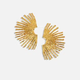 DressBerry Gold-Plated Contemporary Studs image 2