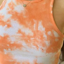 StyleCast Women Tie and Dye Round Neck Sleeveless Crop Top-picture-30