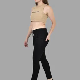 Mevan Women Regular Fit Mid-Rise Stretchable Jeans image 4