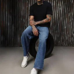 High Star Men Relaxed Fit Heavy Fade Jeans image 5