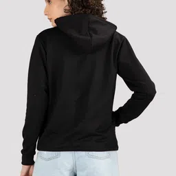 Mad Over Print Women Printed Hooded Sweatshirt image 3