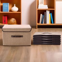 RUBOXA Brown 6 Pieces Wardrobe Drawer Organiser-picture-41