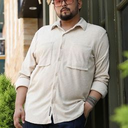 Instafab Plus Men Textured Comfort Casual Shirt-picture-13