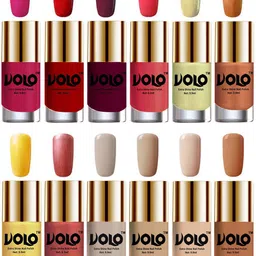 VOLO Set of 12 Luxury Super Shine Vibrant Shades Nail Polish-9ml Each-Combo No-165 image 1