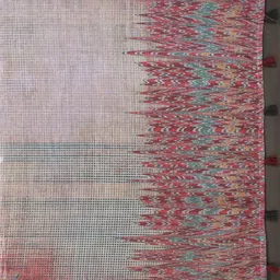 V3 FASHION STUDIO Floral Chanderi Saree image 3