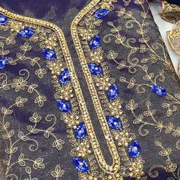 BlissFlair Unstitched Dress Material image 4