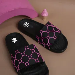 YK Unisex Kids Printed Rubber Sliders-picture-17