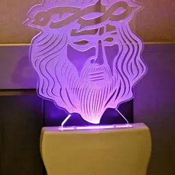 1ST TIME Red & White Printed Acrylic Quirky Abstract Shaped Shaped Wall Lamp image 4