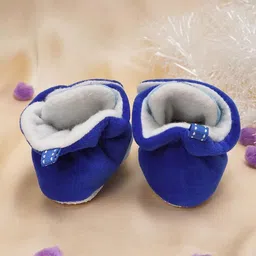NESKA MODA Unisex Kids Cotton Booties image 2