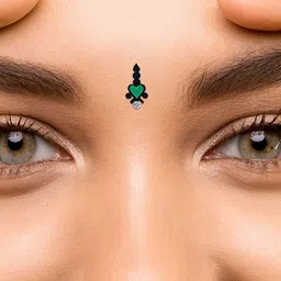 Comet Busters Designer Handcrafted Bindi With Crystals image 4