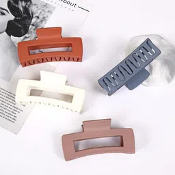 badodiya's Women Set Of 4 Matt Finished Claw Clip-picture-30