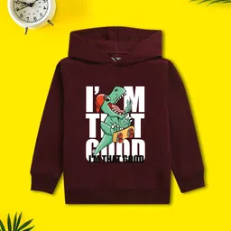 NUSYL Boys Printed Hooded Sweatshirt image 1