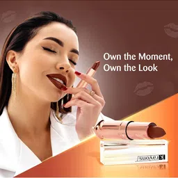 krayons Classy Long Stay Matte Lipstick- 3.5 g- Chocolate Mocha image 4