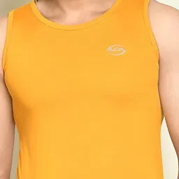 RAPL Pack Of 2 Round Neck Tank Vests M_SDP2_Ylw-Trqs_S image 5