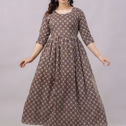 Moda Rapido Floral Print Fit & Flare Maxi Dress-picture-32