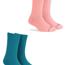 Dynamocks Pack Of 6 Striped Calf-Length Socks image 5