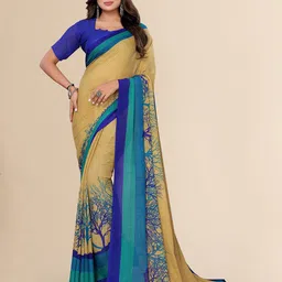 Moda Rapido Floral Poly Georgette Saree-picture-30