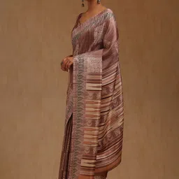 Soch Ethnic Motifs Art Silk Handloom Saree image 2