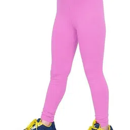 Tik Tok WEARS Girls Pink Churidar Length Leggings image 3