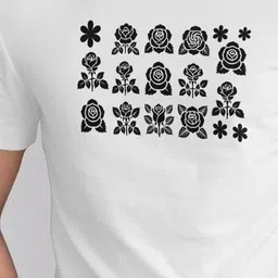 Seekbuylove Men Floral Printed Bio Finish T-shirt image 2