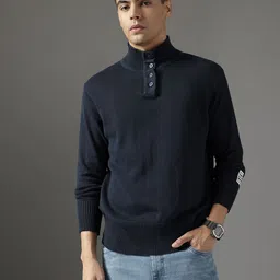 FCUK High Neck Knitted Pullover image 5