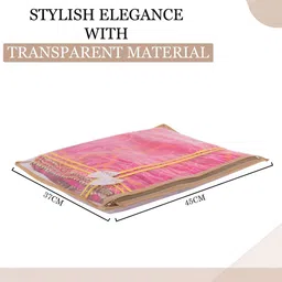 Aura White & Pink 24 Pieces Gola Printed Reusable Drawer Organisers image 3