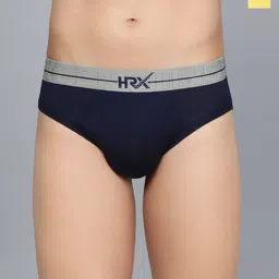 HRX by Hrithik Roshan Pack Of 2 Mid Rise Basic Briefs HRX_BRF_002_NB_YLW_2PC-picture-40