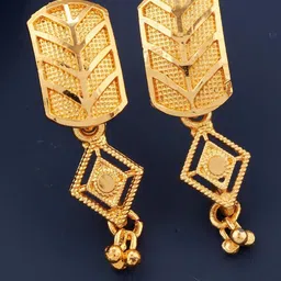 DIVASTRI Gold-Plated Brass Earrings image 3