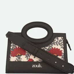 alt by zouk ZOUK Zoe Nawabi Couture Textured Structured Jute Sling Bag-picture-31