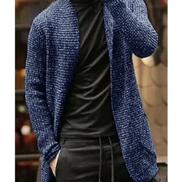 HERE&NOW Self Design Long Sleeves Sweaters-picture-27