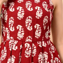 Metronaut Floral Print Cotton Top image 3