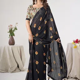 Saree mall Gotta Patti Poly Georgette Sarees-picture-29
