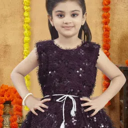 BAESD Print Pure Wool Fit & Flare Dress image 2