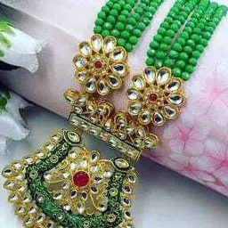 ARADHEMA Women Green Jewellery Set-picture-22